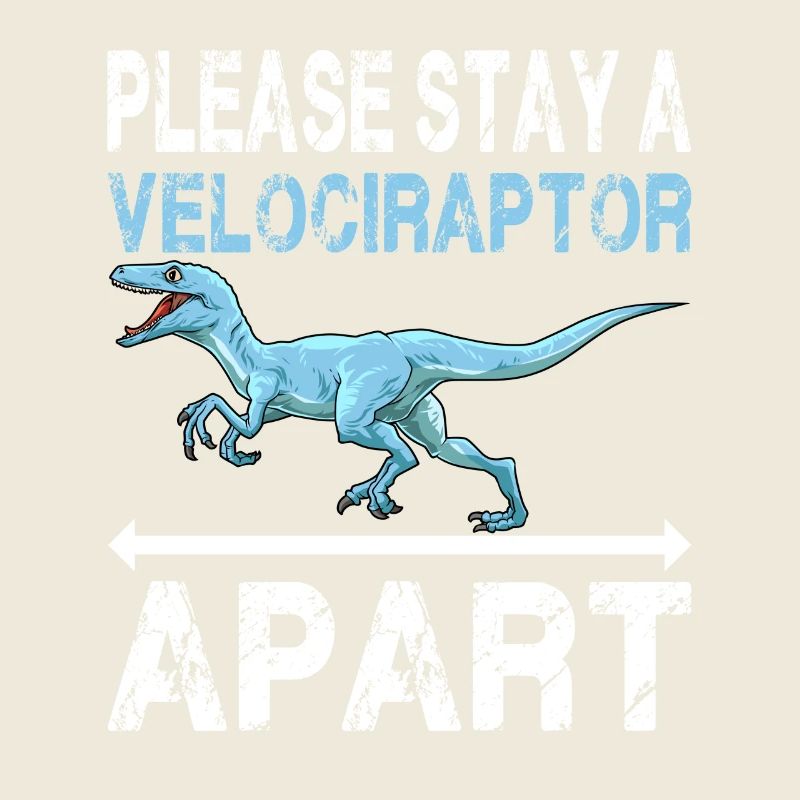 Bitte einen Velociraptor Abstand halten