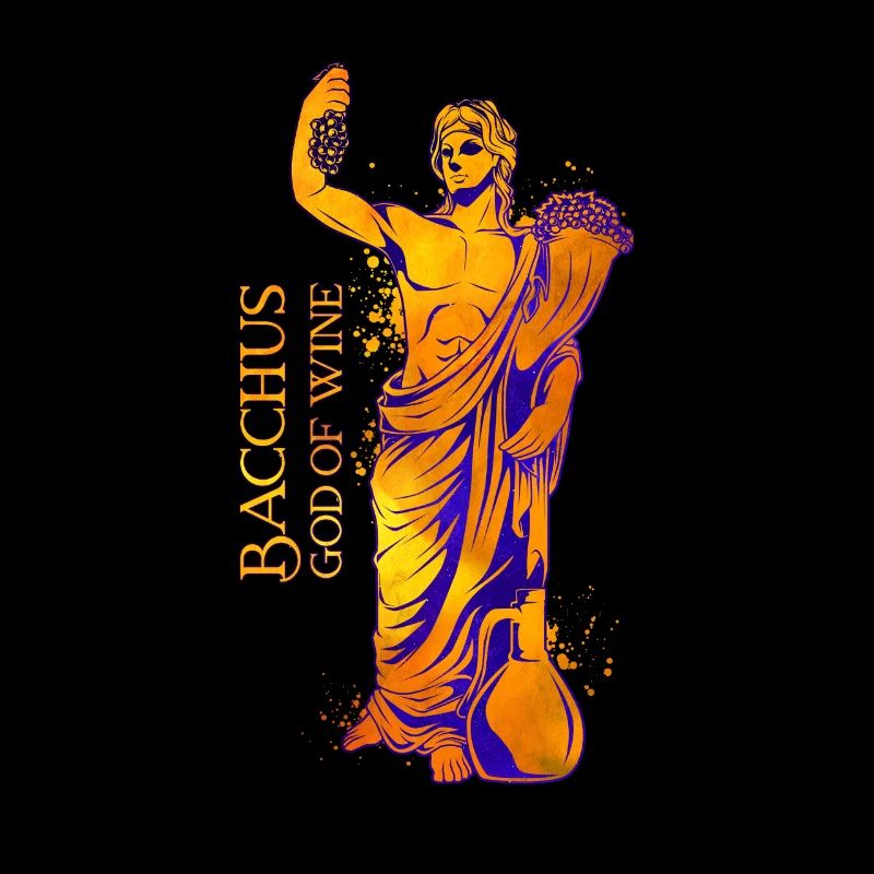 Gott des Weins - Bacchus