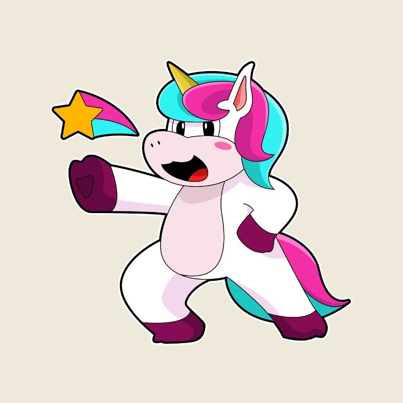 Einhorn mit Stern