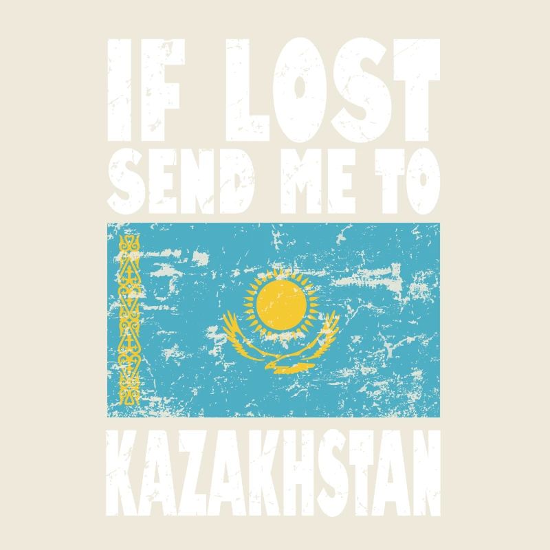 Kasachstan Flagge Spruch