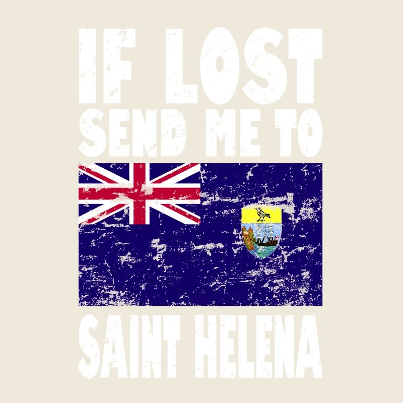 Sankt Helena Flagge Spruch