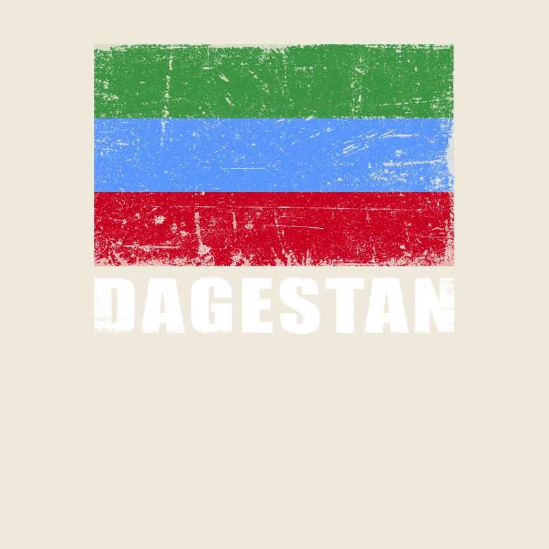 Drapeau du Daghestan Grunge Drapeau du Daghestan