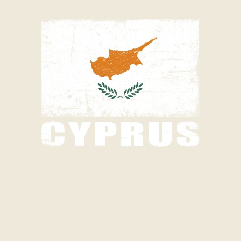 Drapeau de Chypre Grunge Drapeau de Chypre
