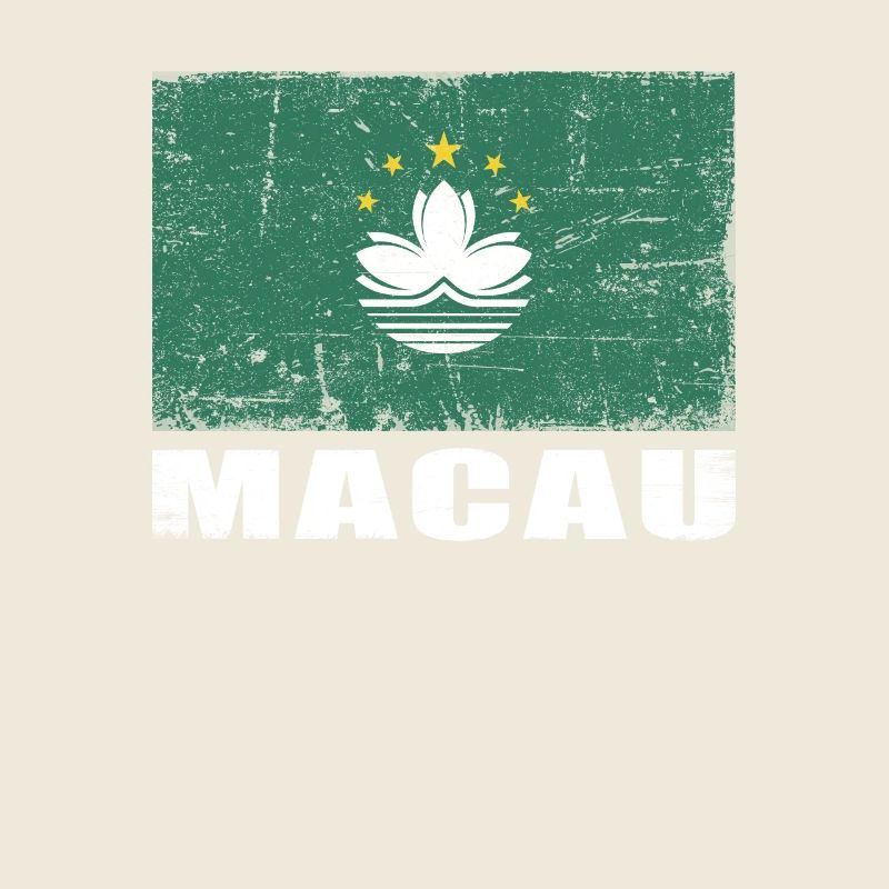 Drapeau de Macao Grunge Drapeau de Macao