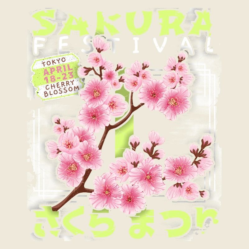 Japanische Kirschblüte, Sakura-Kirschblütenfest
