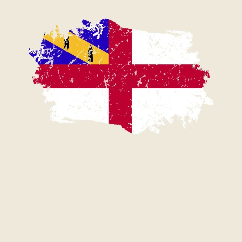 Drapeau Herm Grunge Drapeau Herm