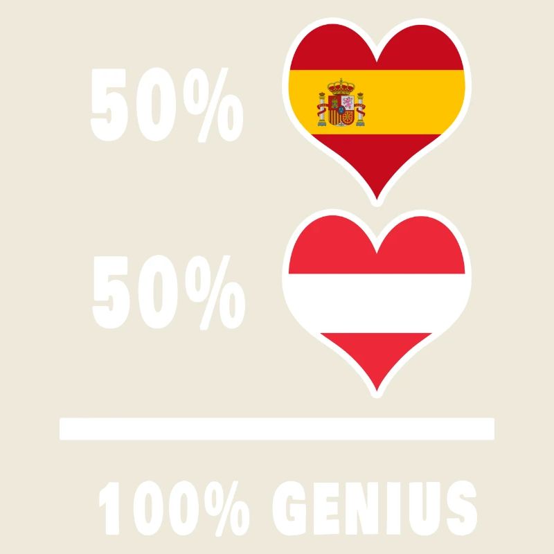 Austria and Spain Genius / gift