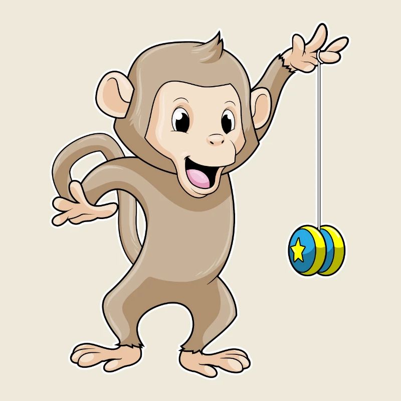 Affe mit Jojo