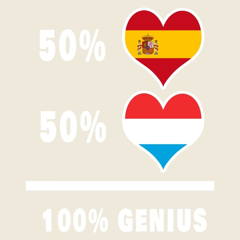 Luxembourg and Spain genius / gift