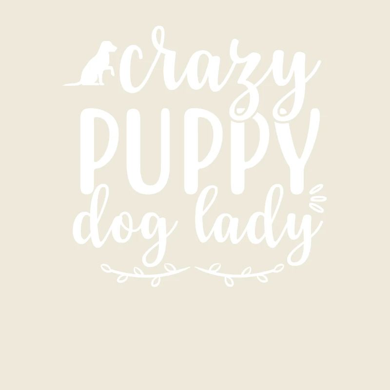 Crazy chiot chien dame