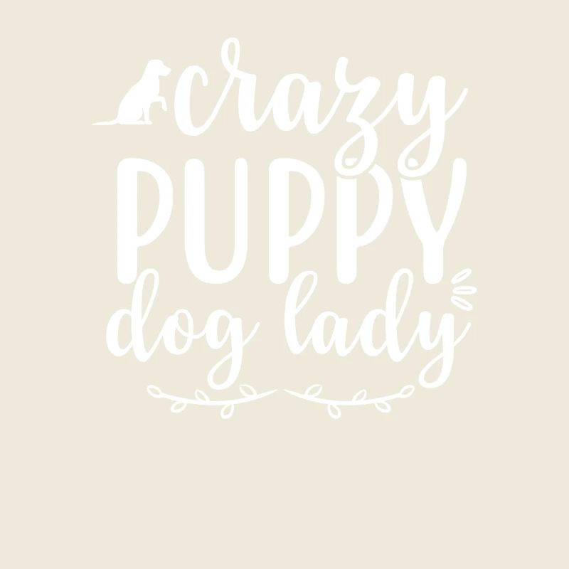 Crazy chiot chien dame