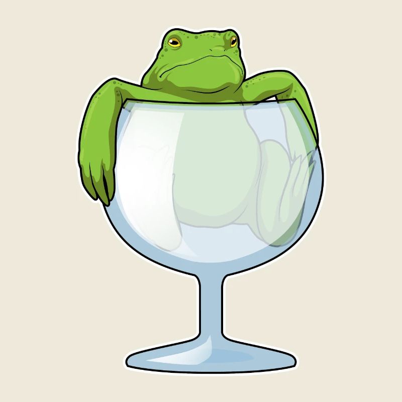 Verre de grenouille