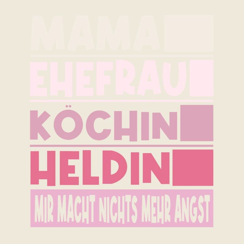 Köchin Mama Ehefrau Heldin
