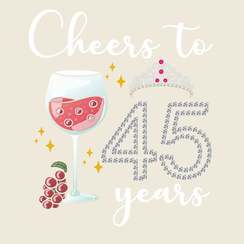 Vive les 45 ans de la célébration du 45e anniversaire