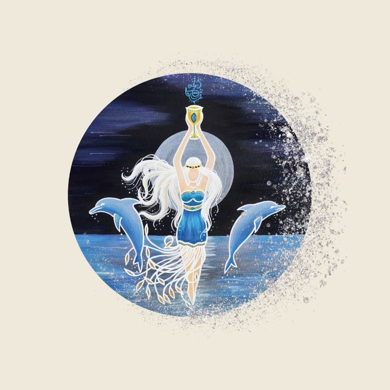 Déesse des paillettes de la mer - Sonja Ariel von Staden