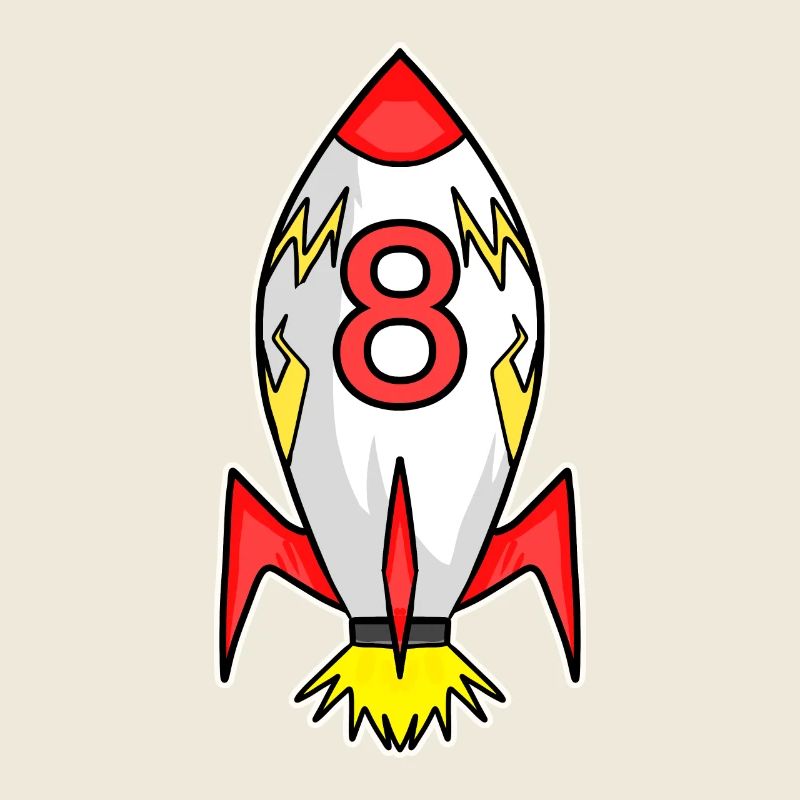 Rocket Boy 8th Birthday