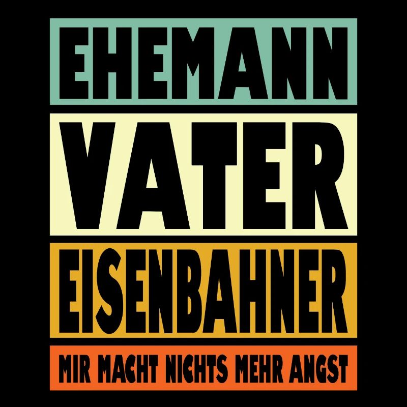 Eisenbahner Vater Ehemann Held