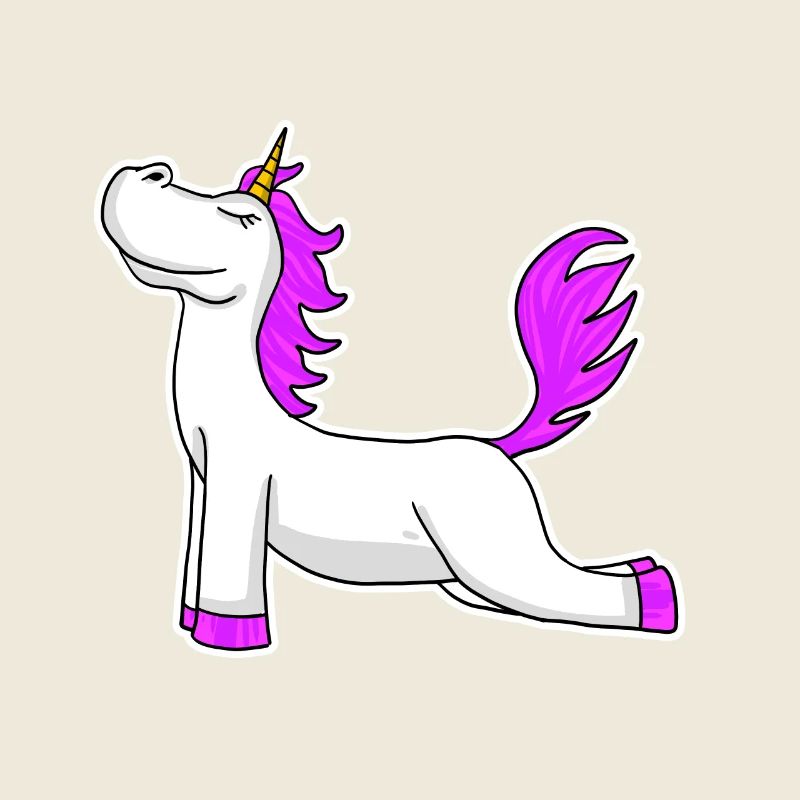 Einhorn Yoga Yogalehrerin Geschenkidee