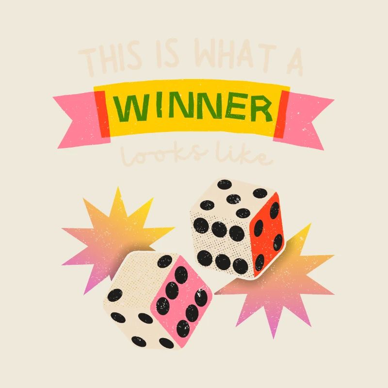 Winner Winner, Dice Gamer Saying Dice Game
