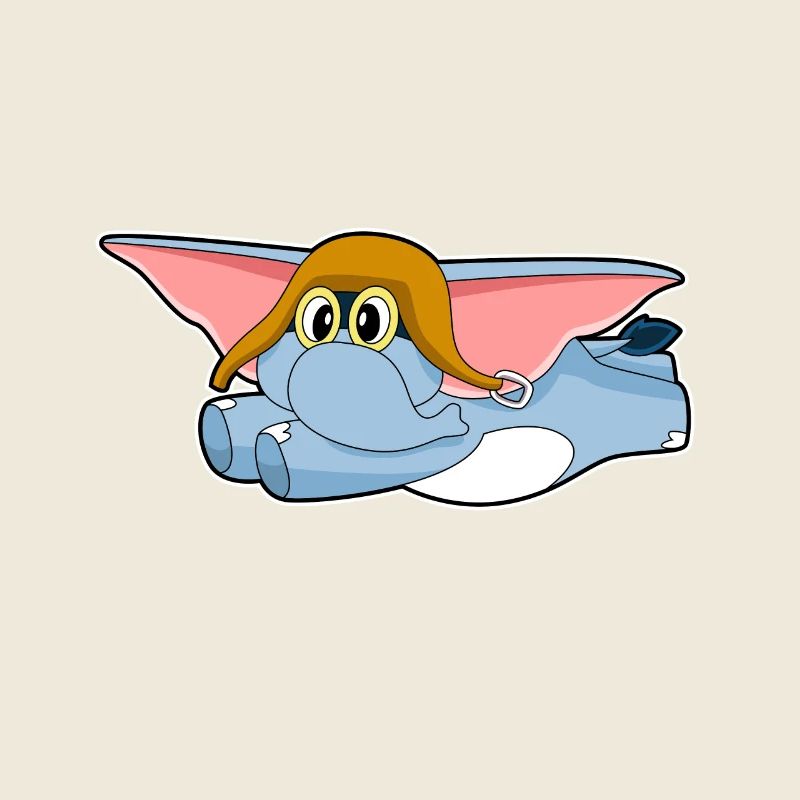 Elephant Pilot Pilot Cap