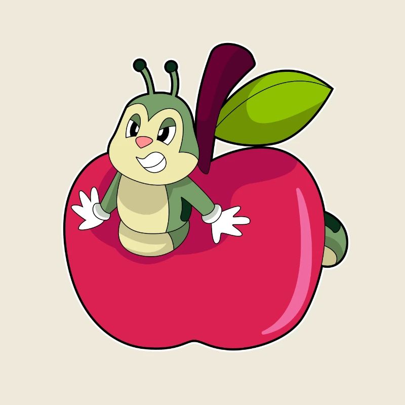 Caterpillar Apple