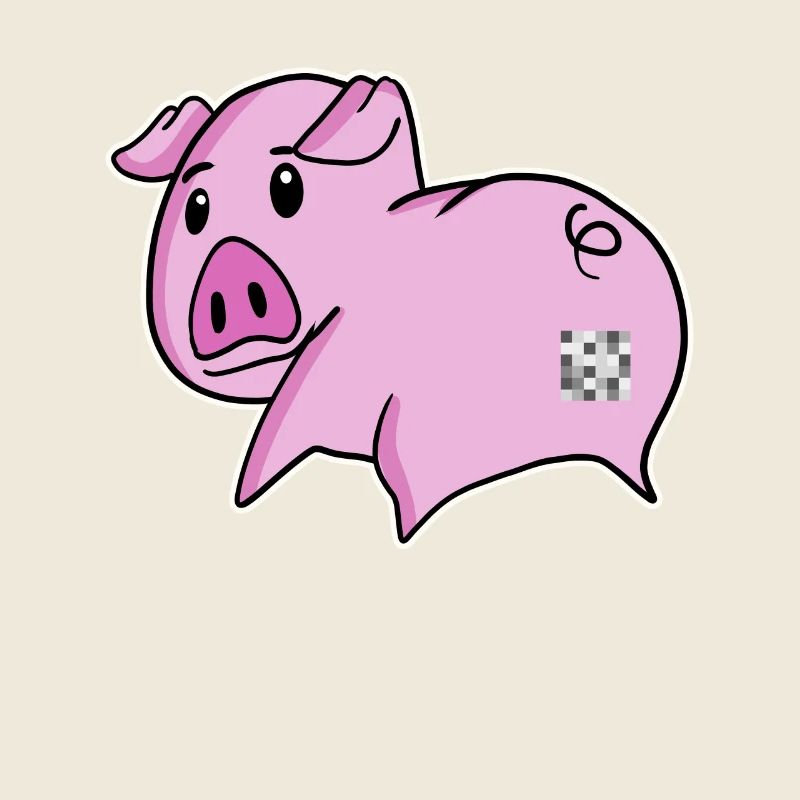 Schwein Arsch - Schwein Hintern