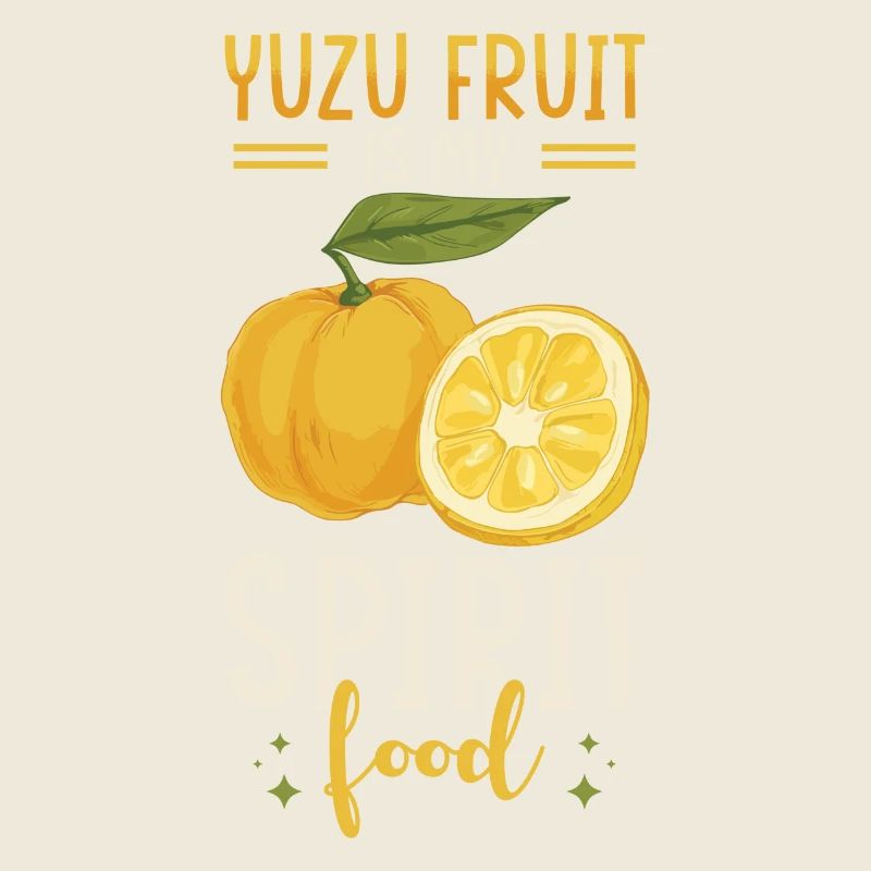 Yuzu Frucht Spruch