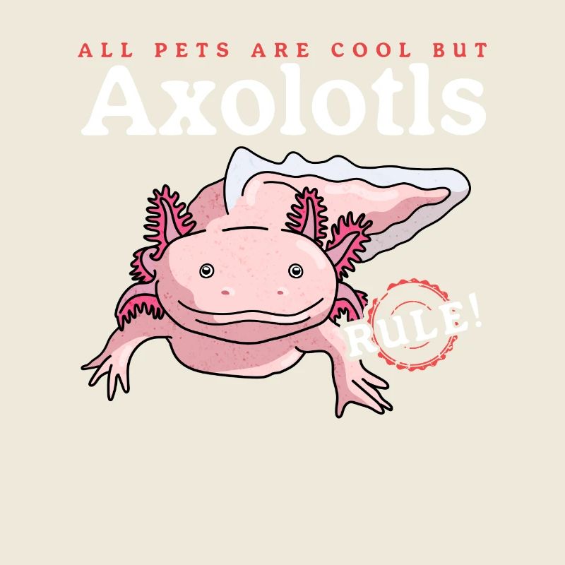 Axolotl Tailed Amphibians Axolotls Gift