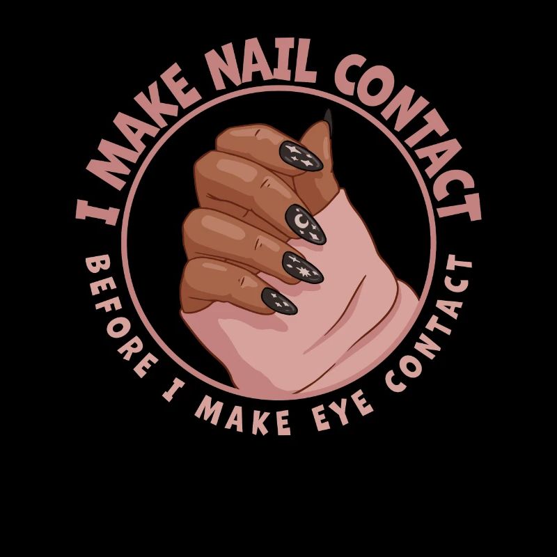 Ich Mache Nagelkontakt Vor Nail Tech