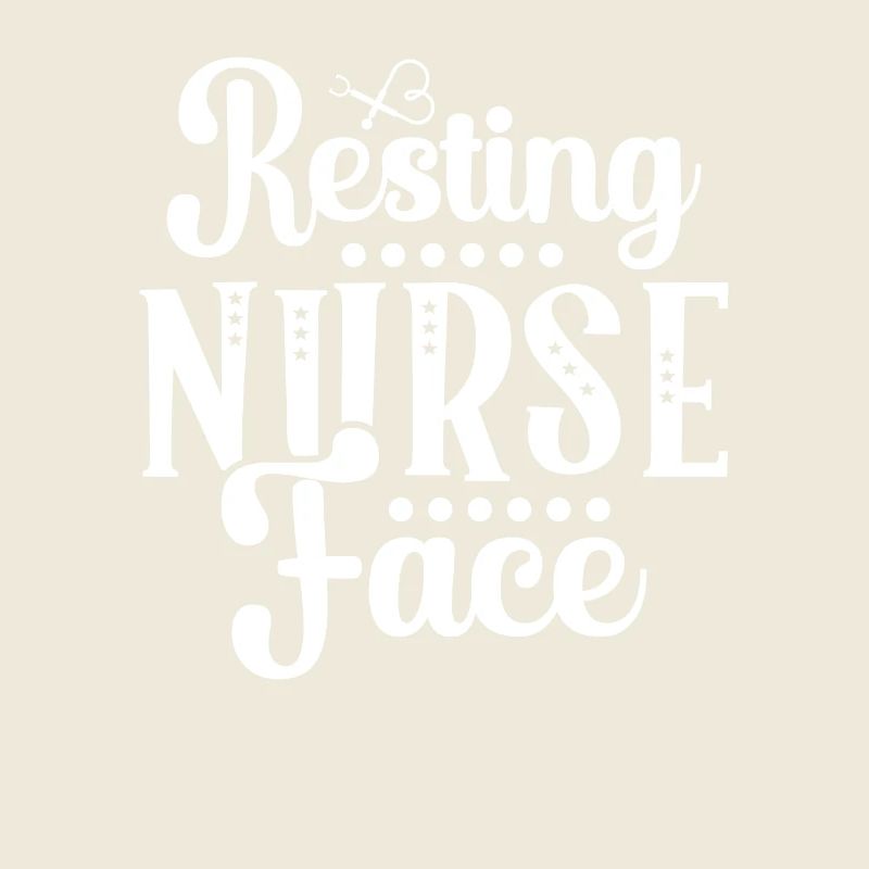 Resting nurse face