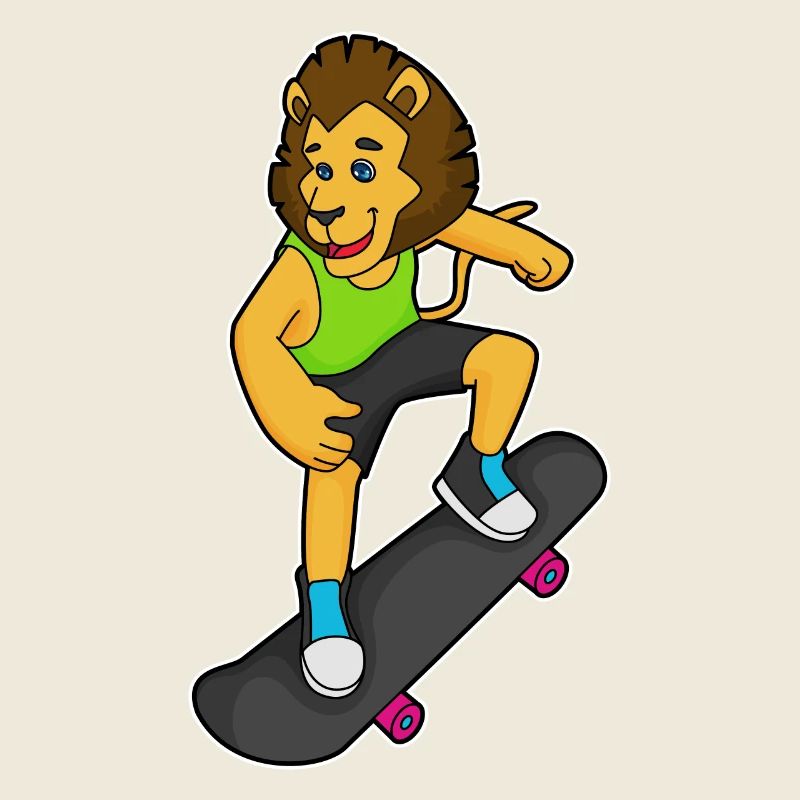 Lion Skater Skateboard