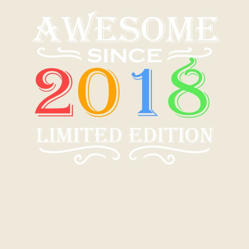 2018 - Né 2018 - Année de naissance 2018