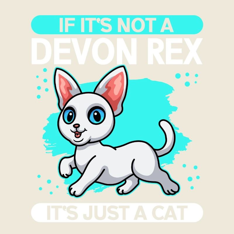 Devon Rex Cat Propriétaire Cat Cadeau Cat