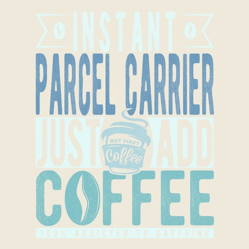 Dicton de café de transporteur de colis