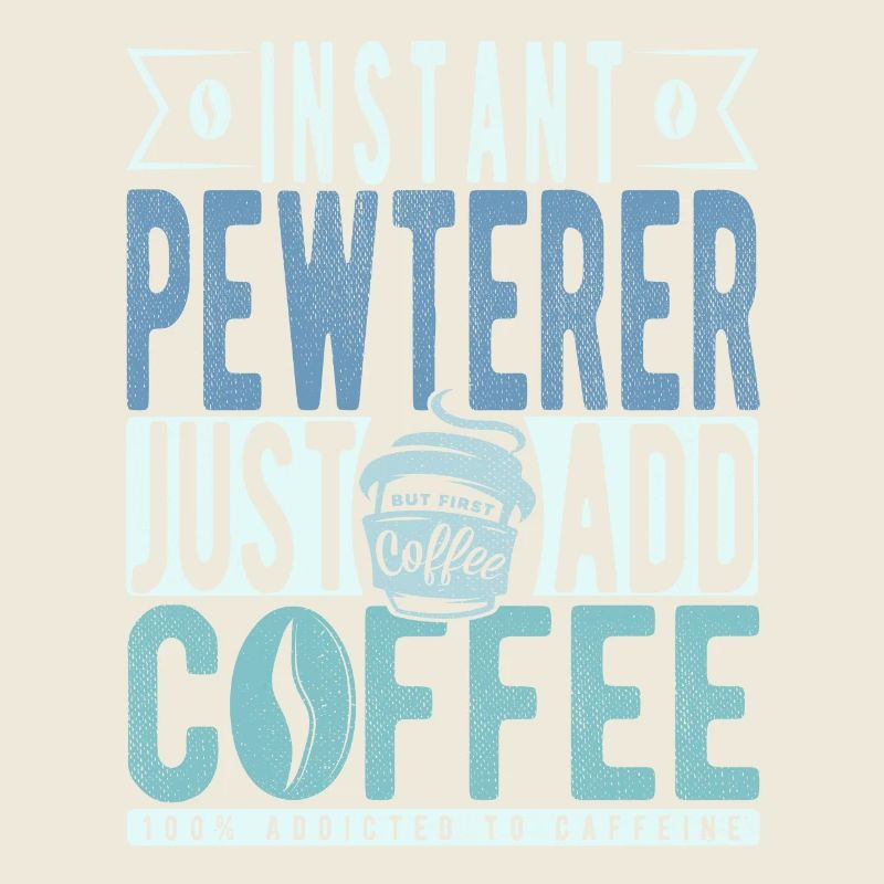 Zinn Kaffee Spruch