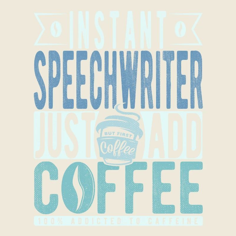 Citation de café de rédacteur de discours