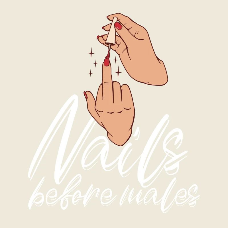 Nails before men Nail designer