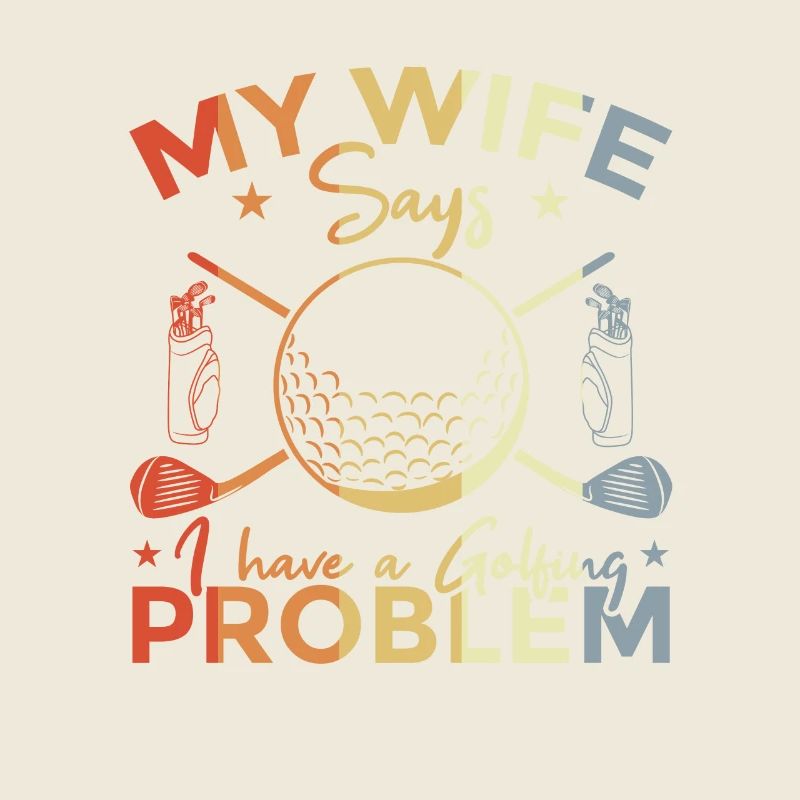 Witziges Golf Zitat