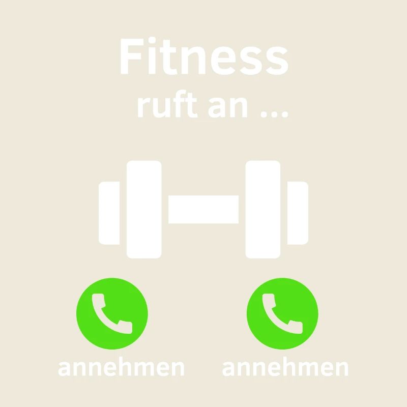 Fitness ruft an - annehmen oder annehmen?