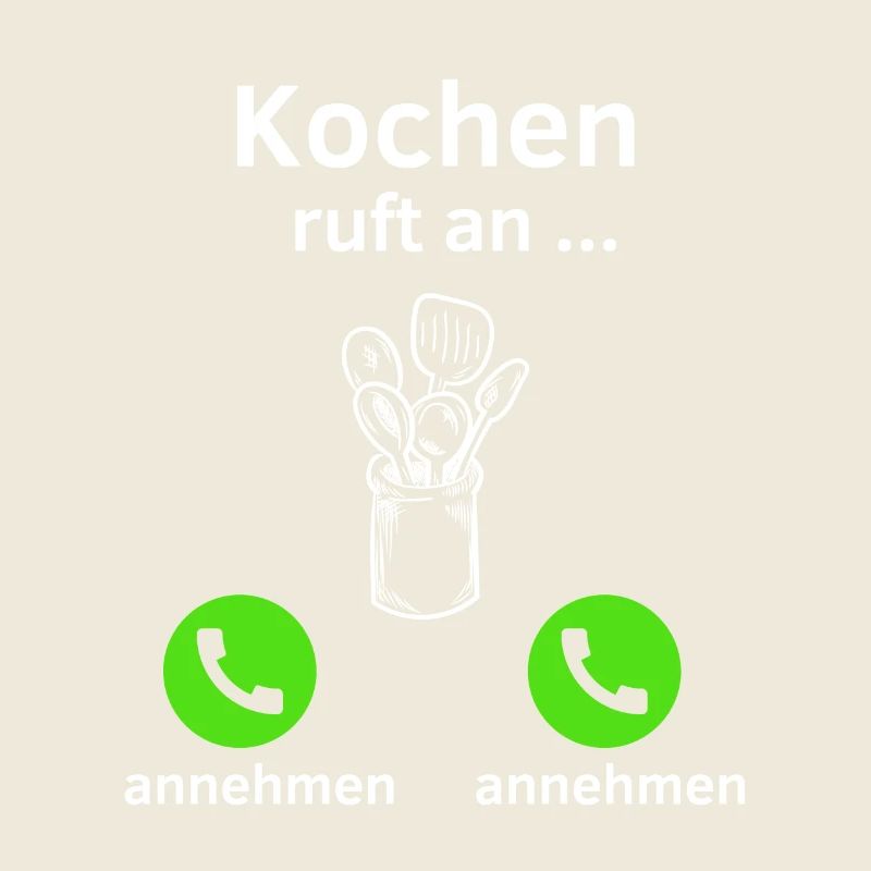 Kochen ruft an - annehmen oder annehmen?