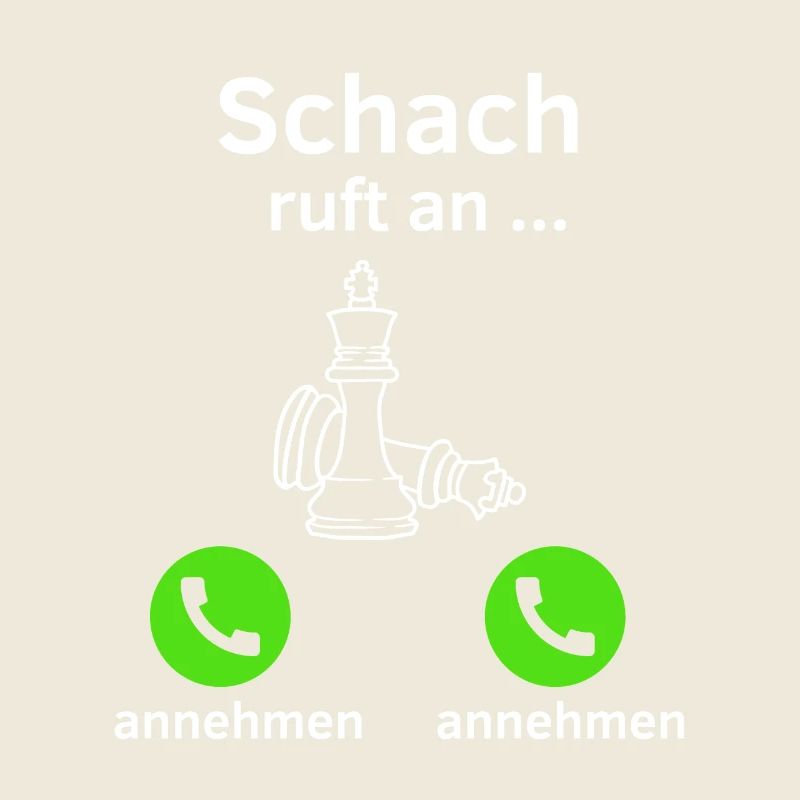 Schach ruft an - annehmen oder annehmen?