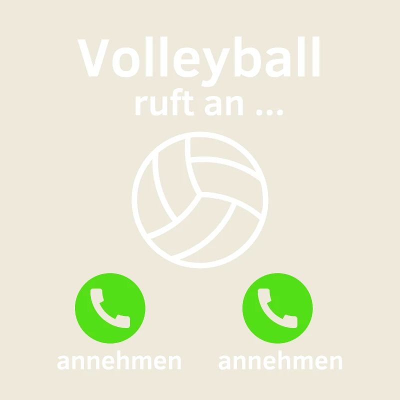 Volleyball ruft an - annehmen oder annehmen?