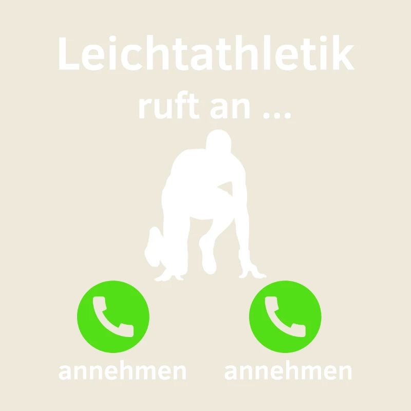 Leichtathletik ruft an - annehmen oder annehmen?