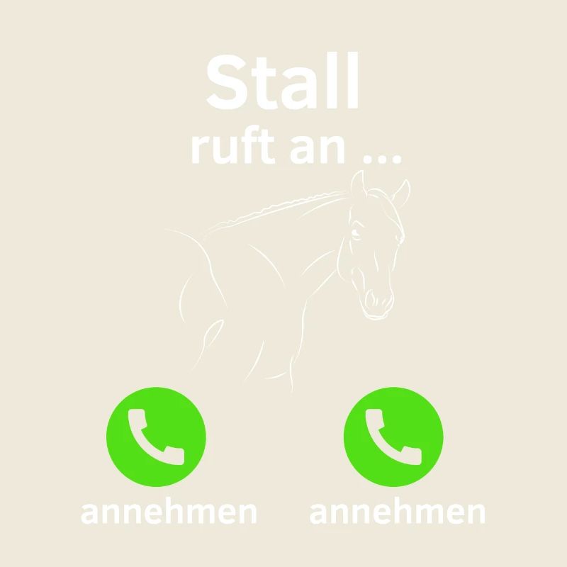 Stall ruft an - annehmen oder annehmen?