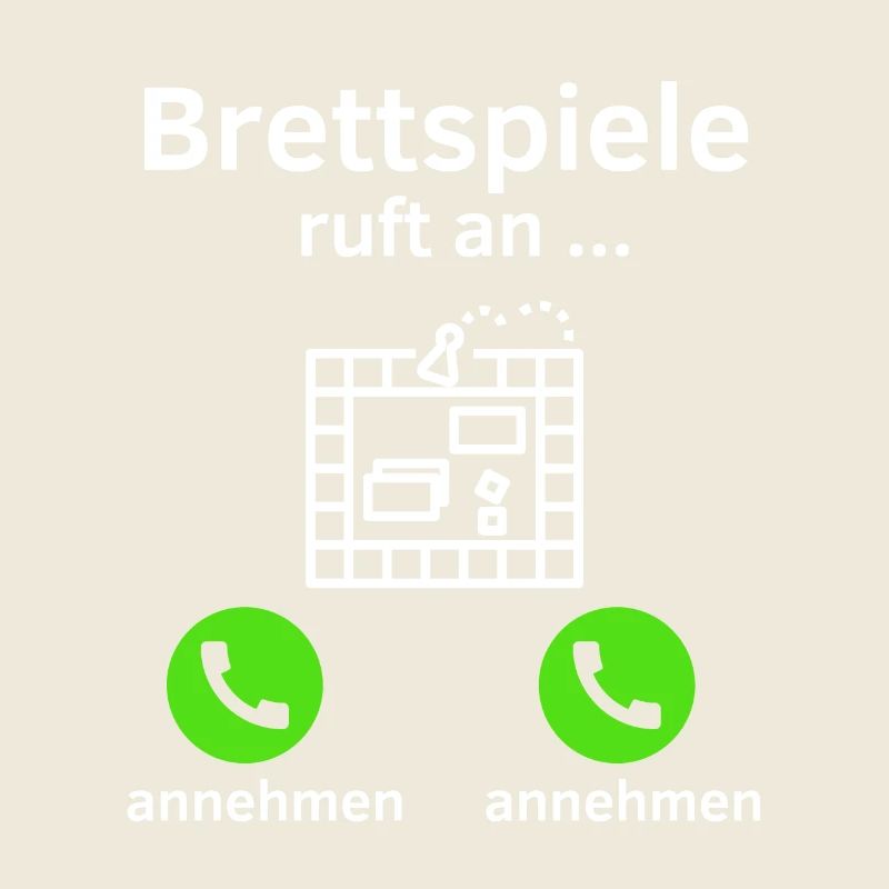 Brettspiele ruft an - annehmen oder annehmen?