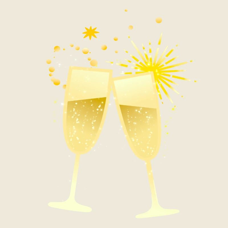 Cheers! Glasses Illustration