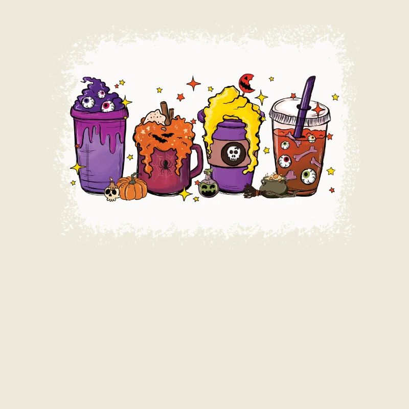 Coupe de chocolat chaud d’automne Halloween