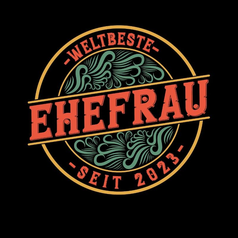 beste Ehefrau seit 2023 1.Hochzeitstag