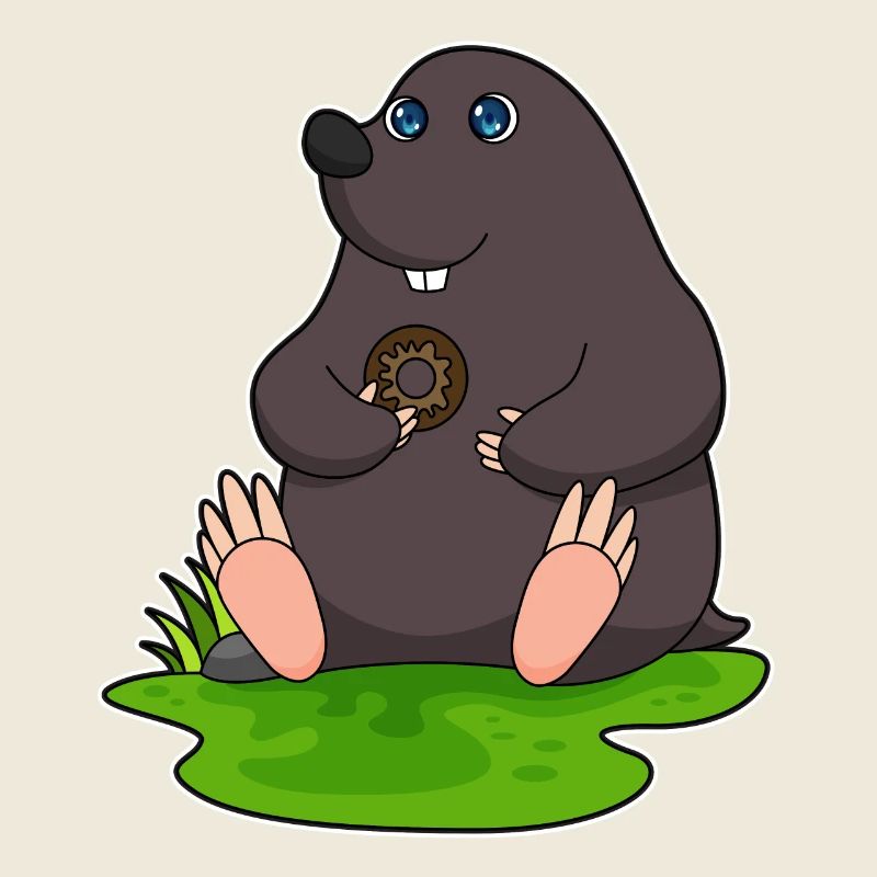Maulwurf Donut