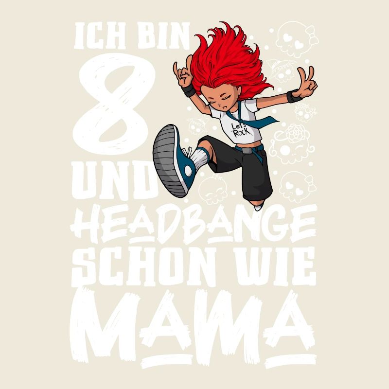 Ich bin 8 - Mädchen Rocker